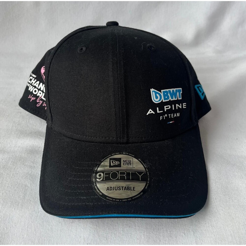 BWT Alpine F1 Team New Era 9FORTY Adjustable Cap Hat Black Formula 1